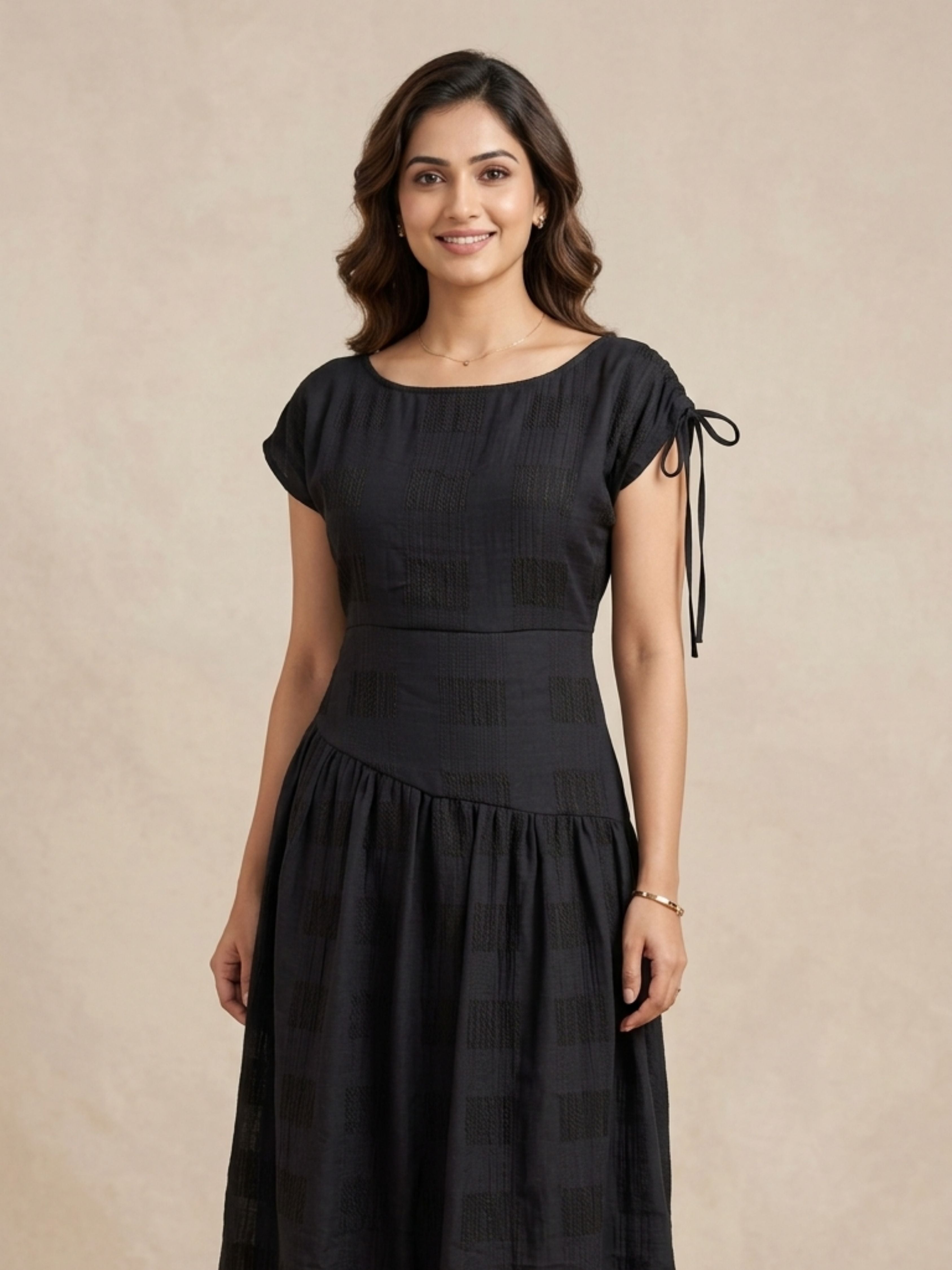 Black Fit -Flare Dress