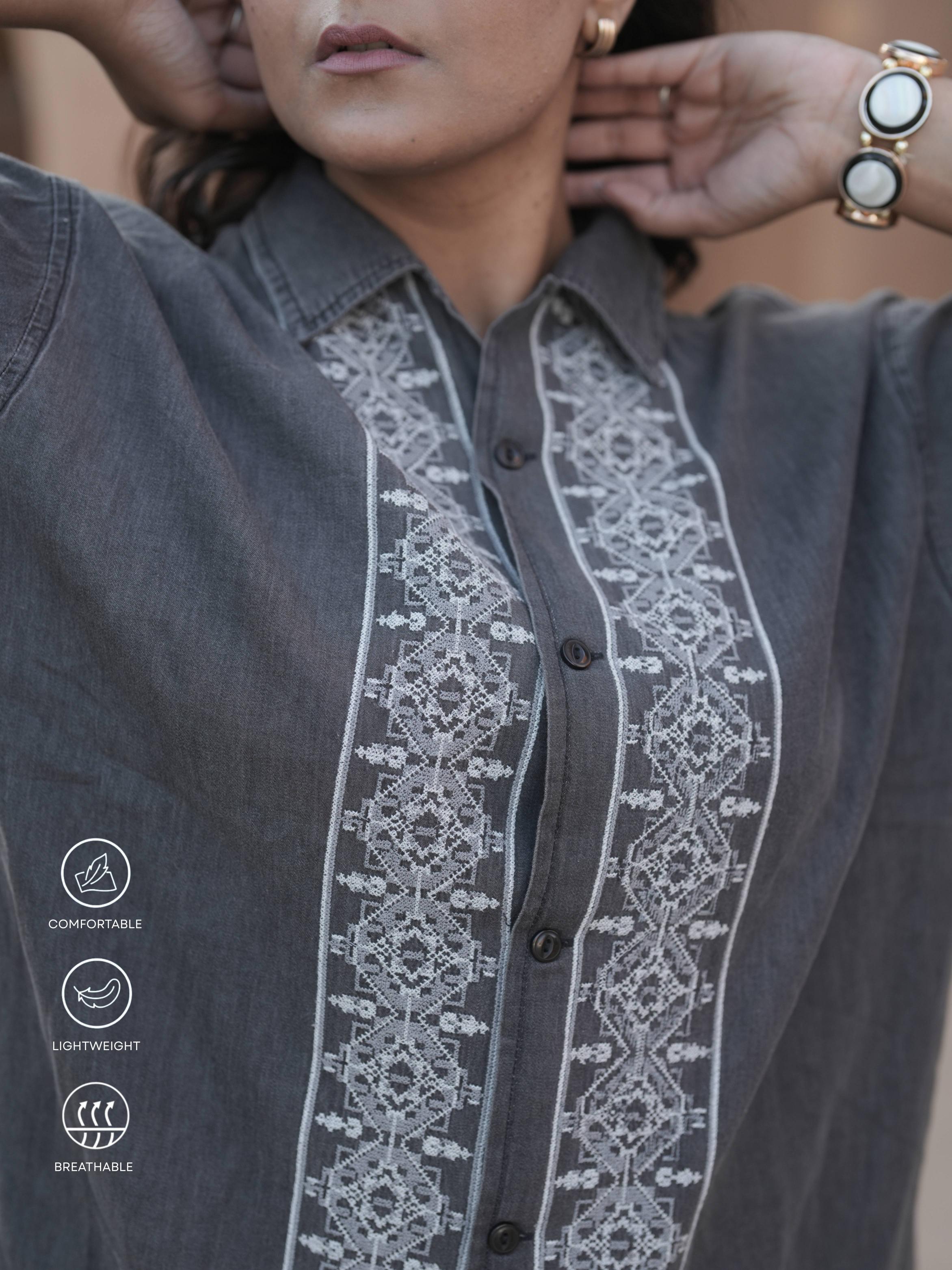 Denim Black Shirt