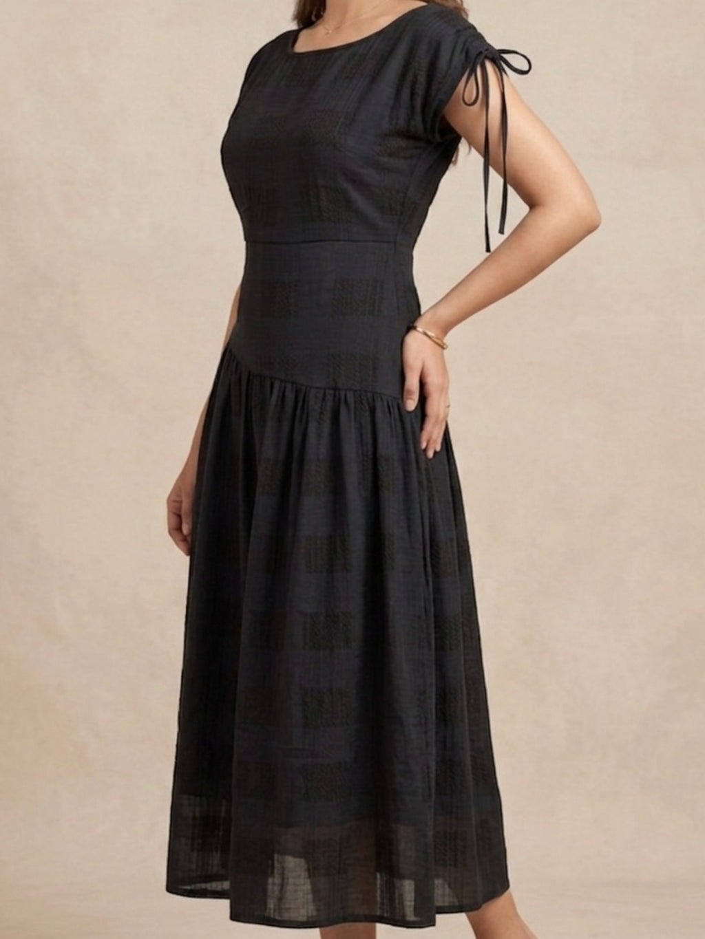 Black Fit -Flare Dress
