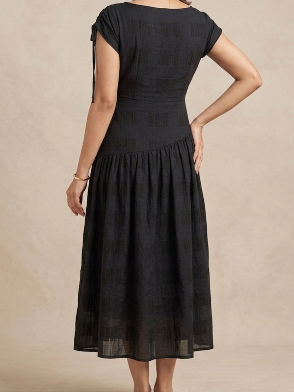 Black Fit -Flare Dress
