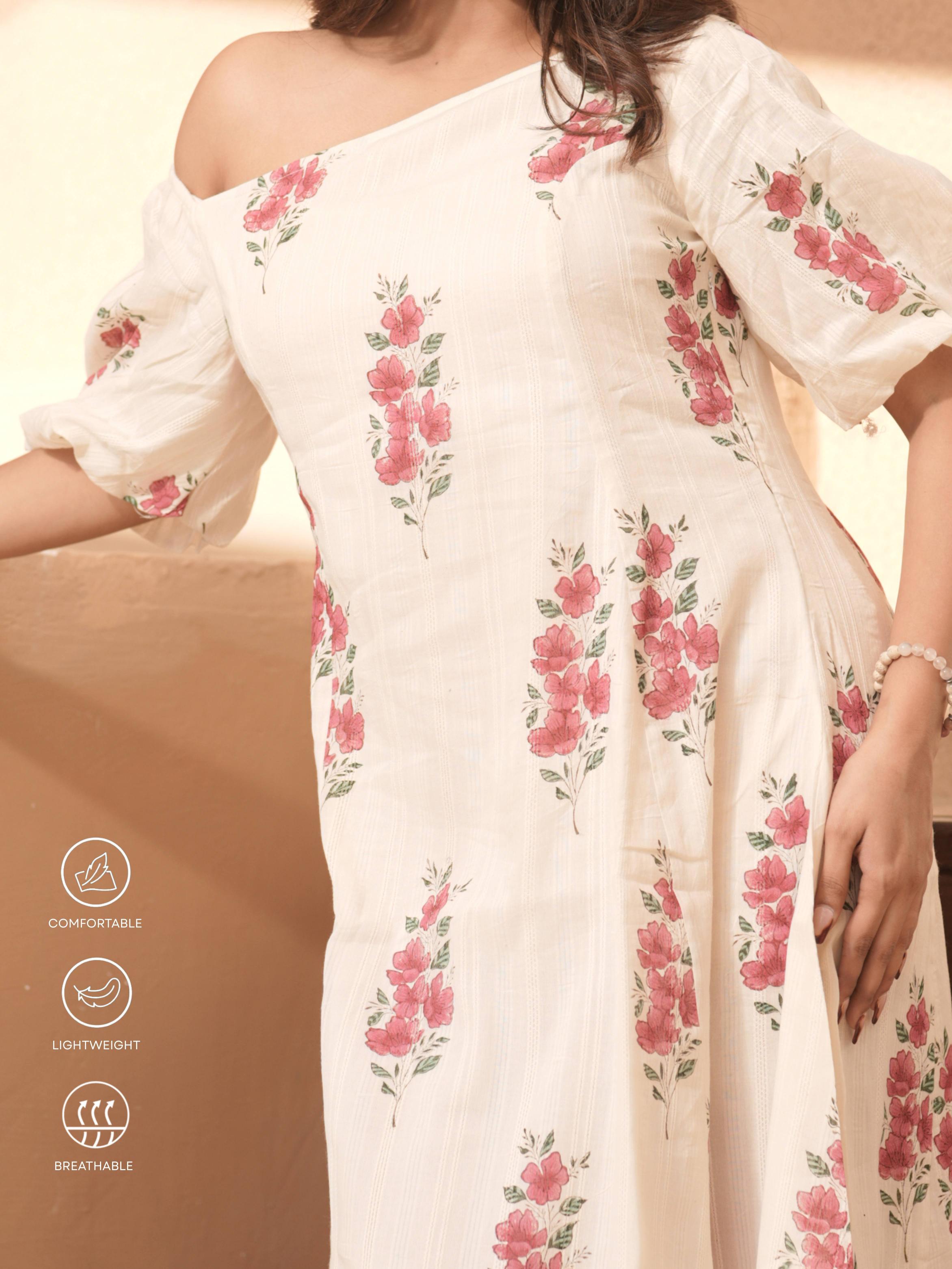 One Shoulder Down Dress