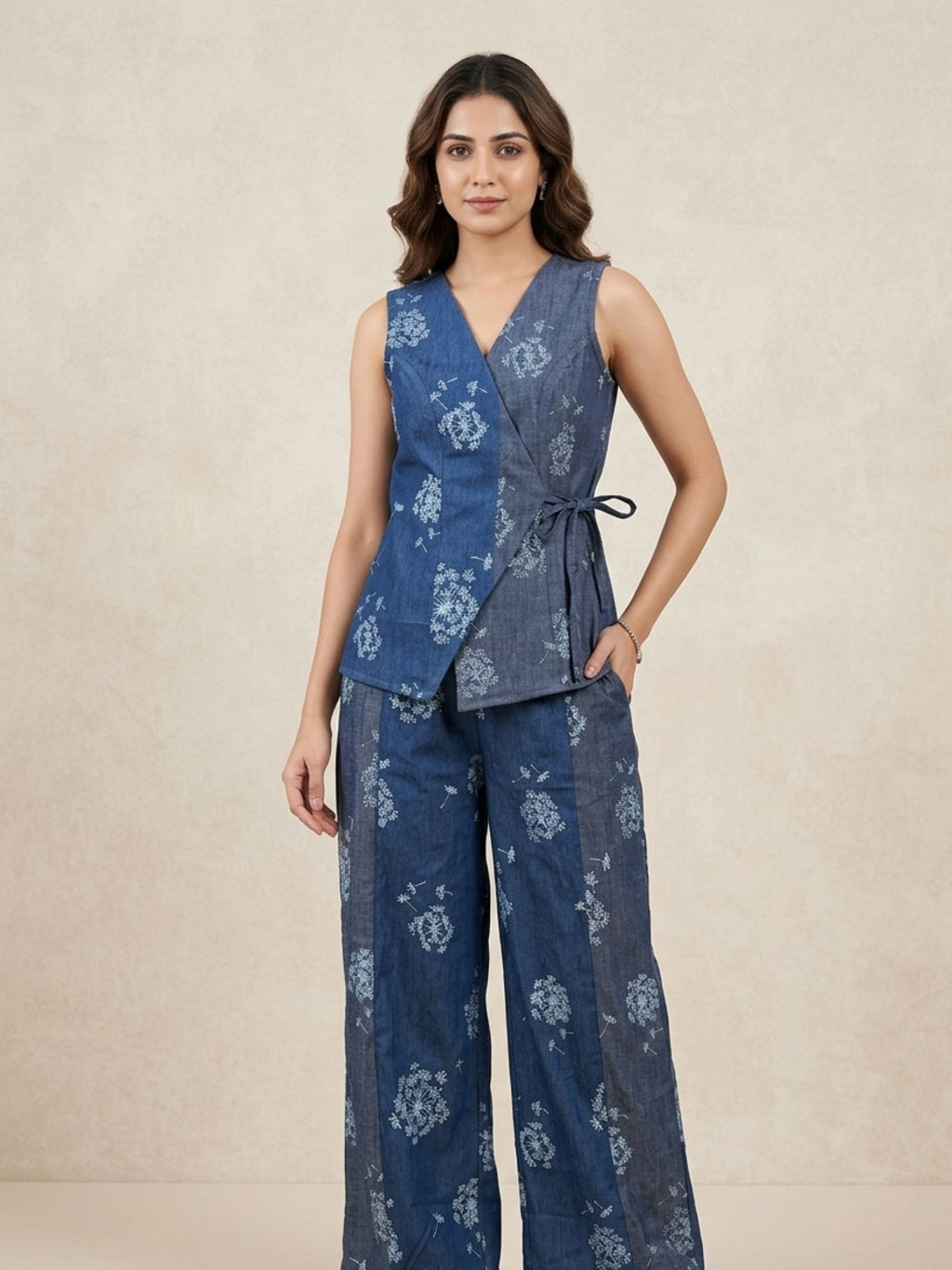 Dual Shade Denim Co-Ord