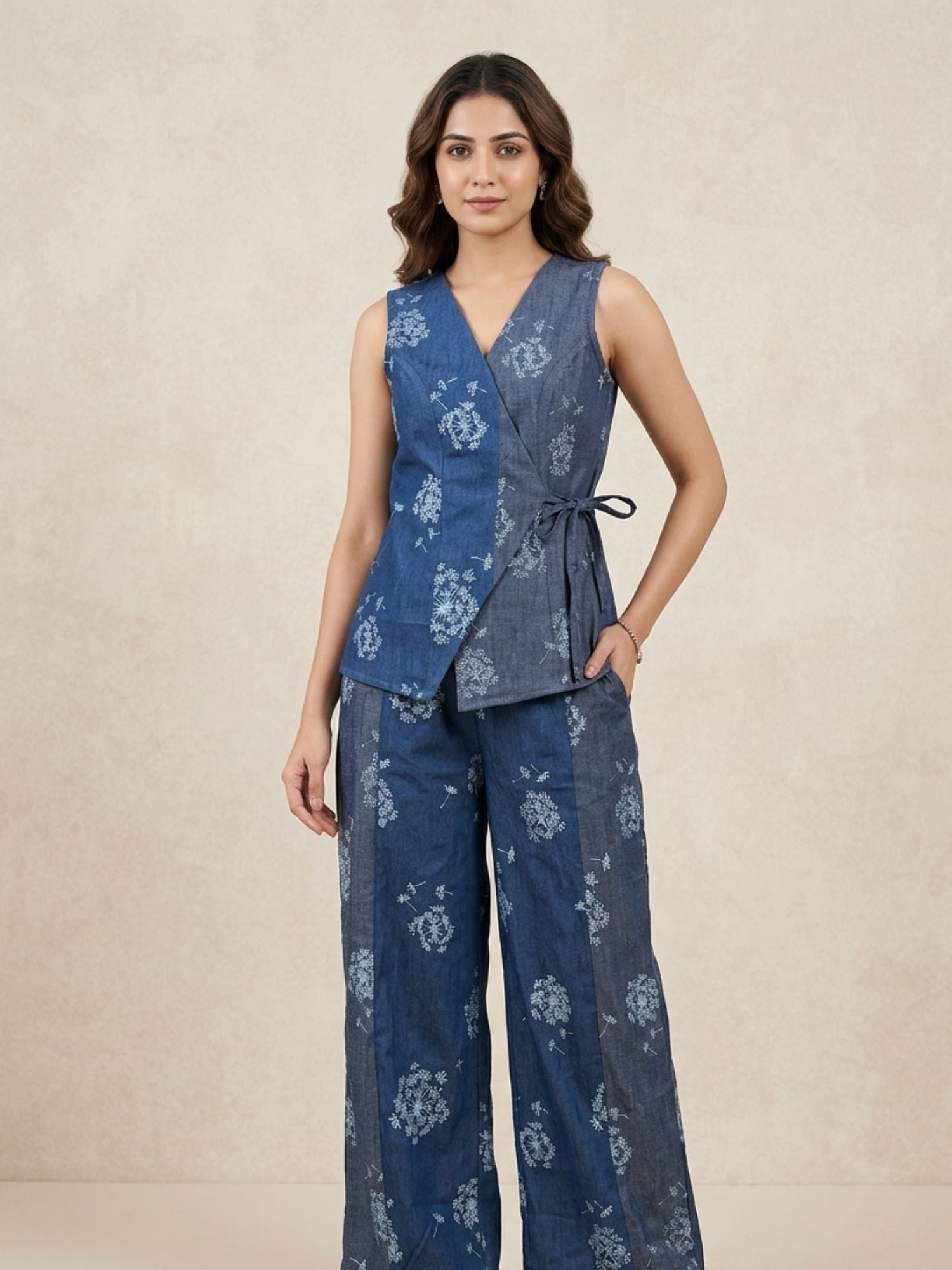 Dual Shade Denim Co-Ord