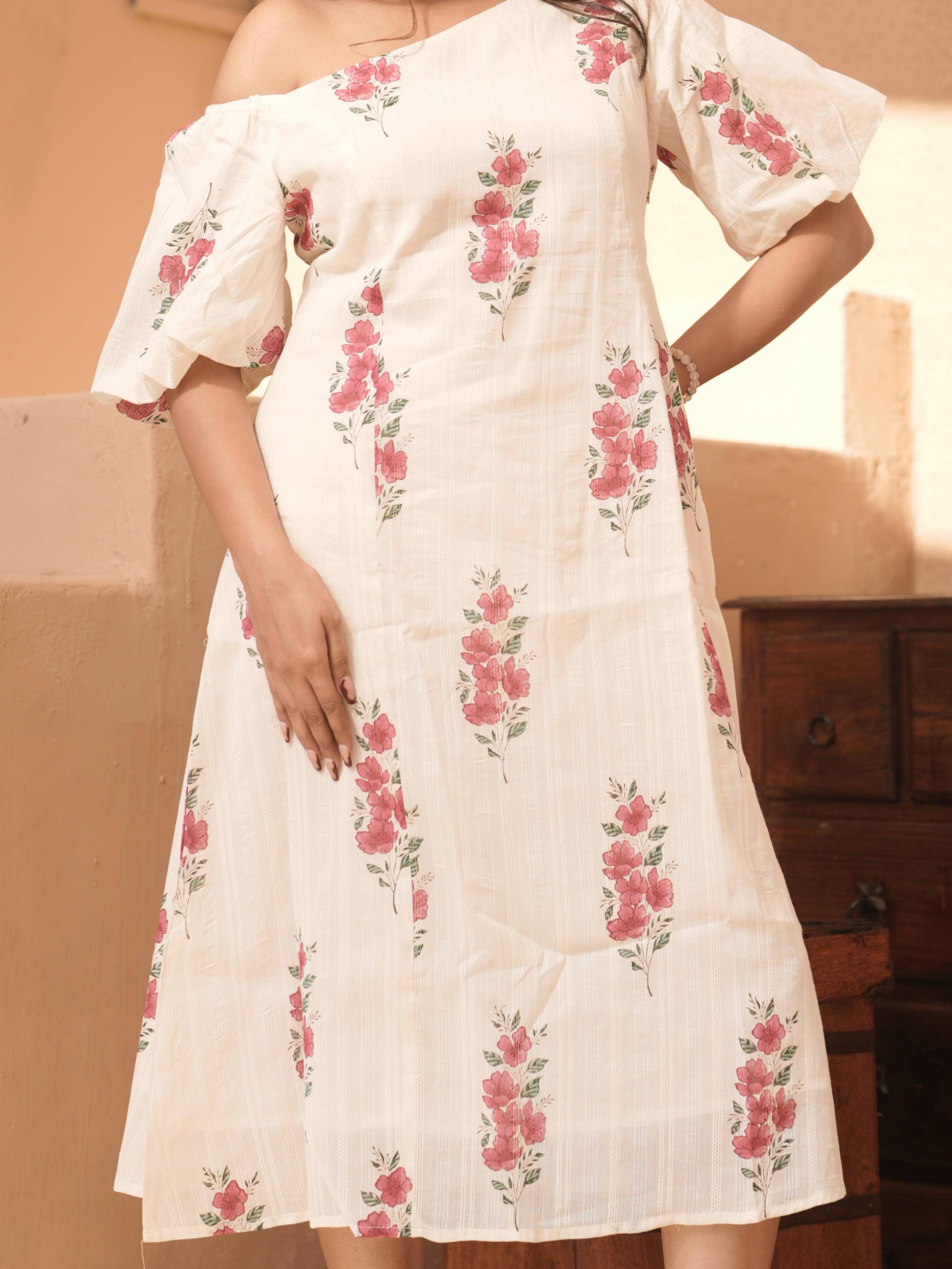 One Shoulder Down Dress