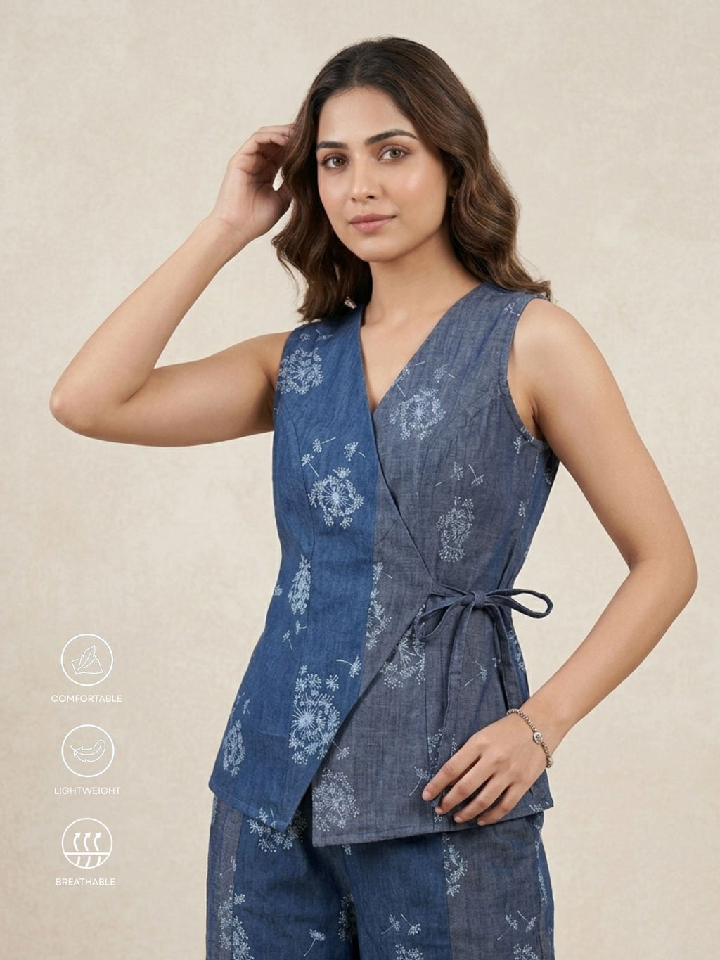 Dual Shade Denim Co-Ord