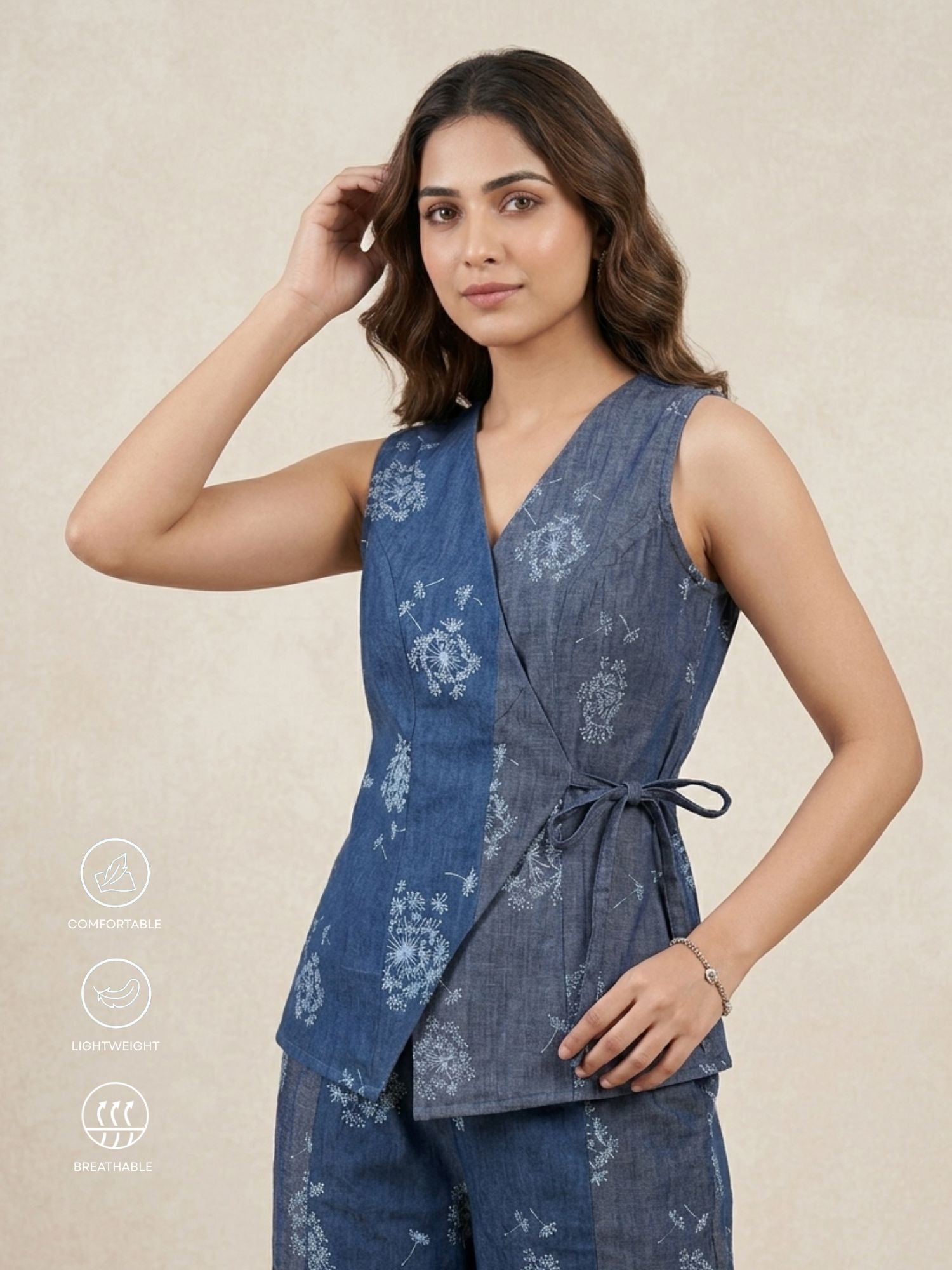 Dual Shade Denim Co-Ord