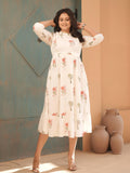 Waist knot midi dress