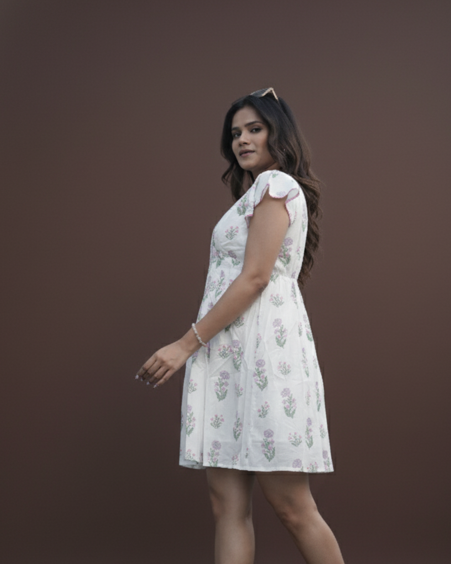 block print boutie dress