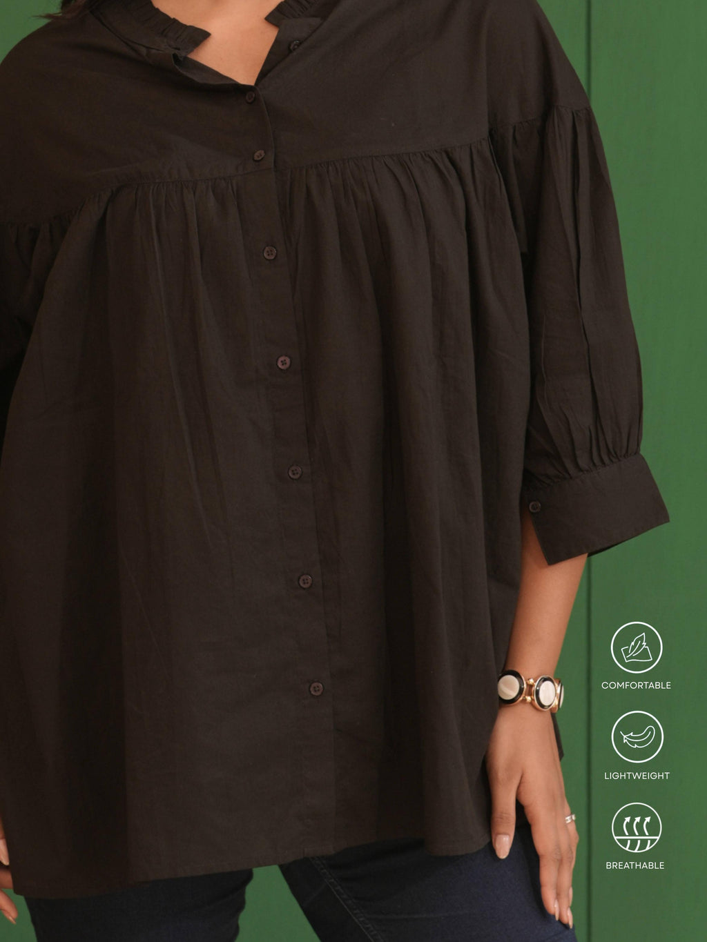 Black Oversized Shirt