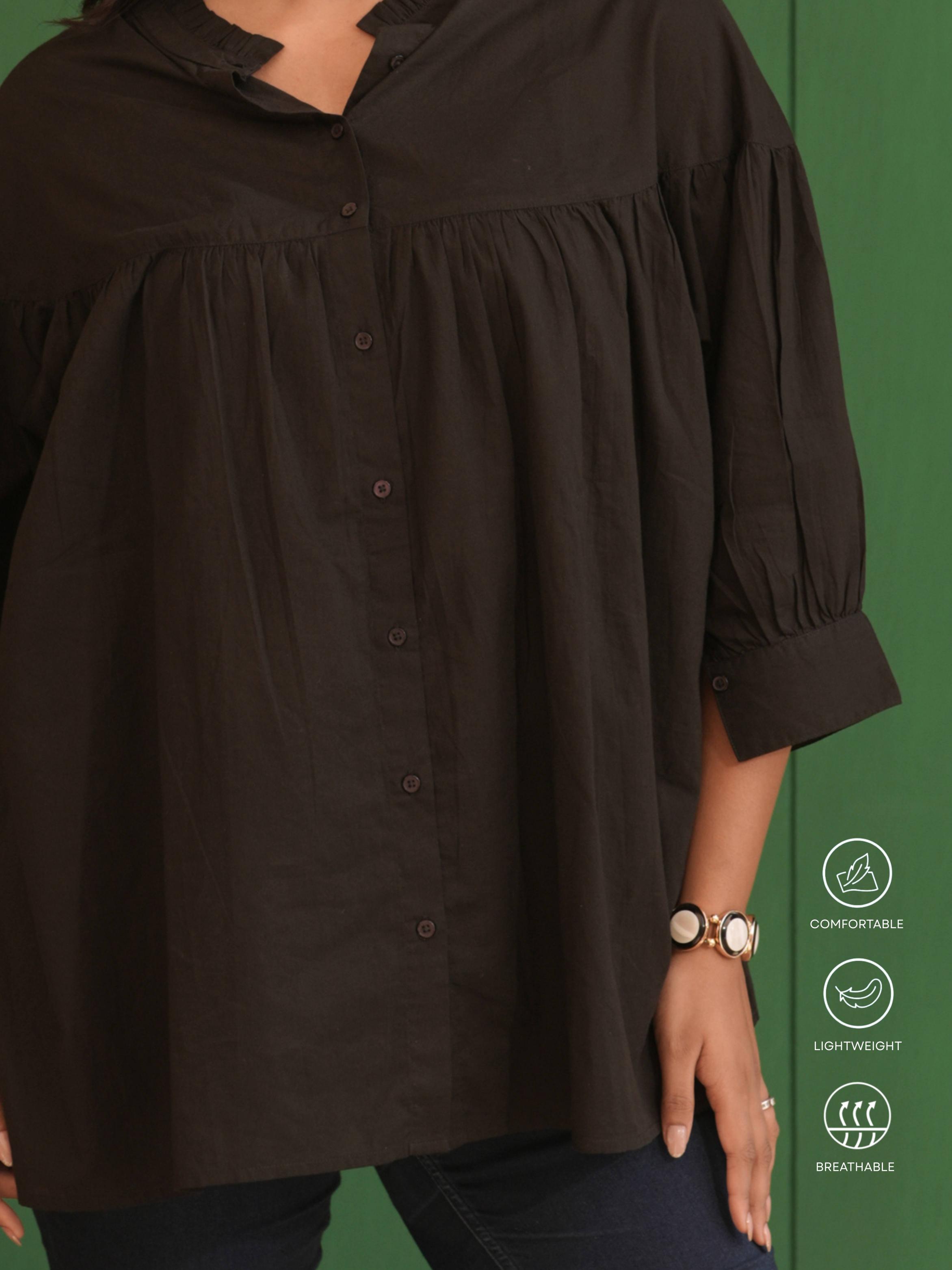 Black Oversized Shirt