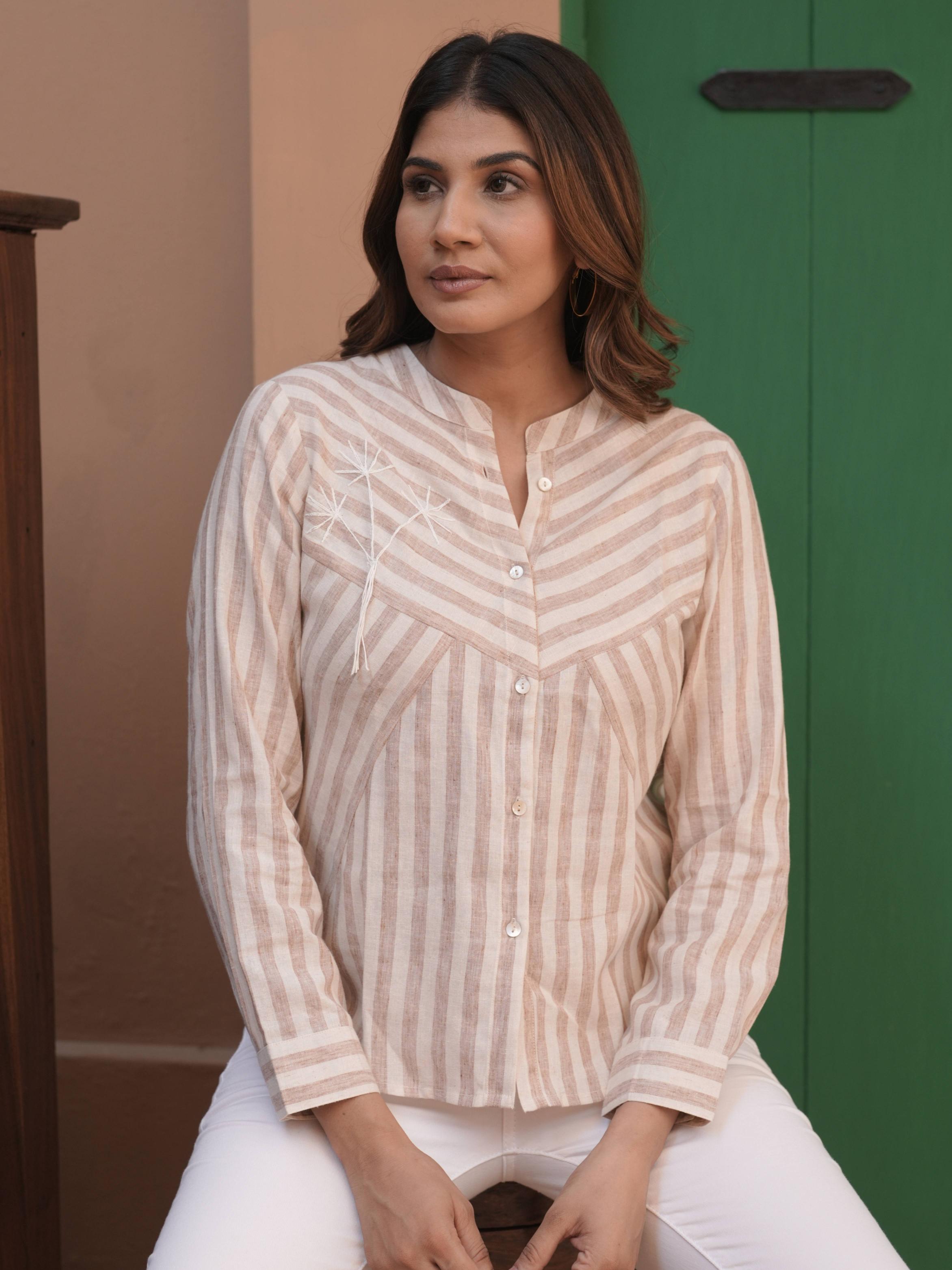 Grey Yarn Died Shirt