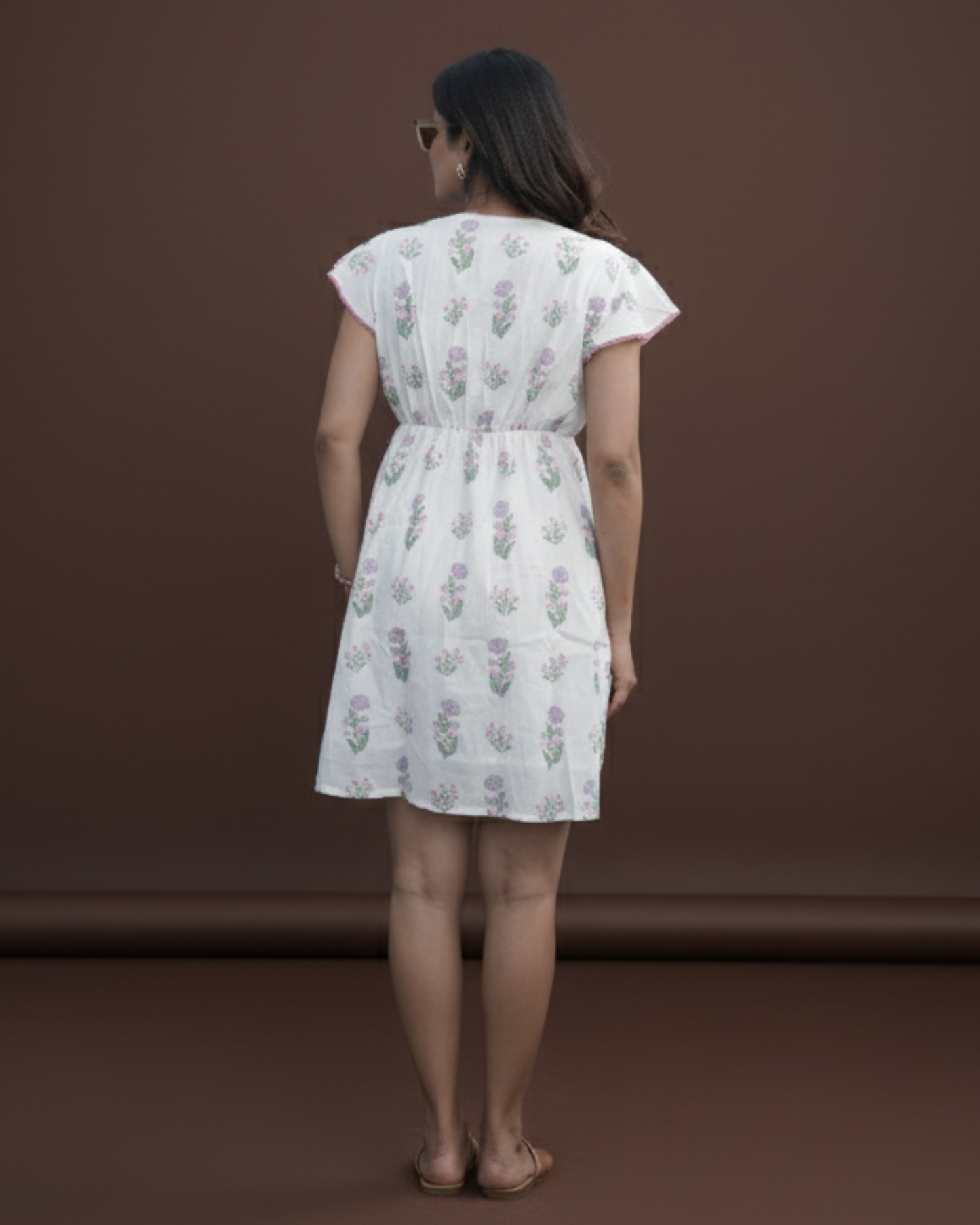 block print boutie dress