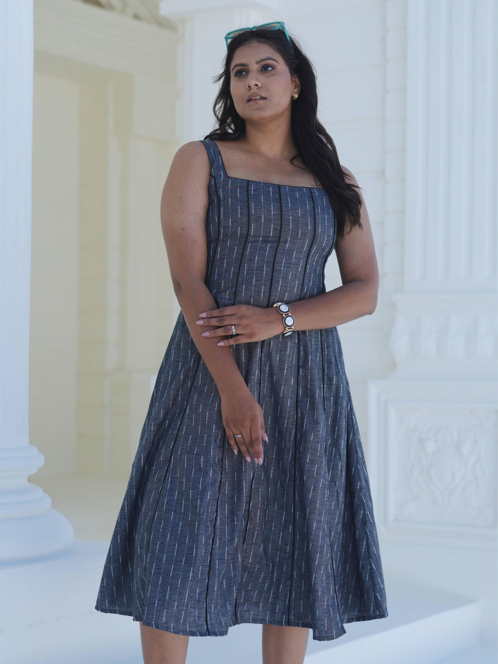 Jacquard A line dress