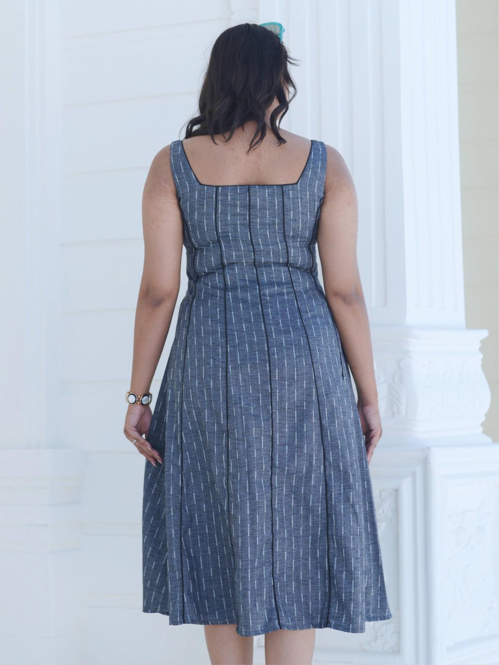 Jacquard A line dress