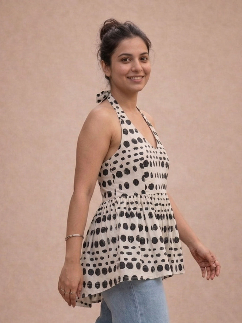 Polka Dots Halter Top