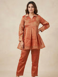 Rust Tissue Co-ord Set