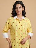 Yellow Heart Cotton Shirt