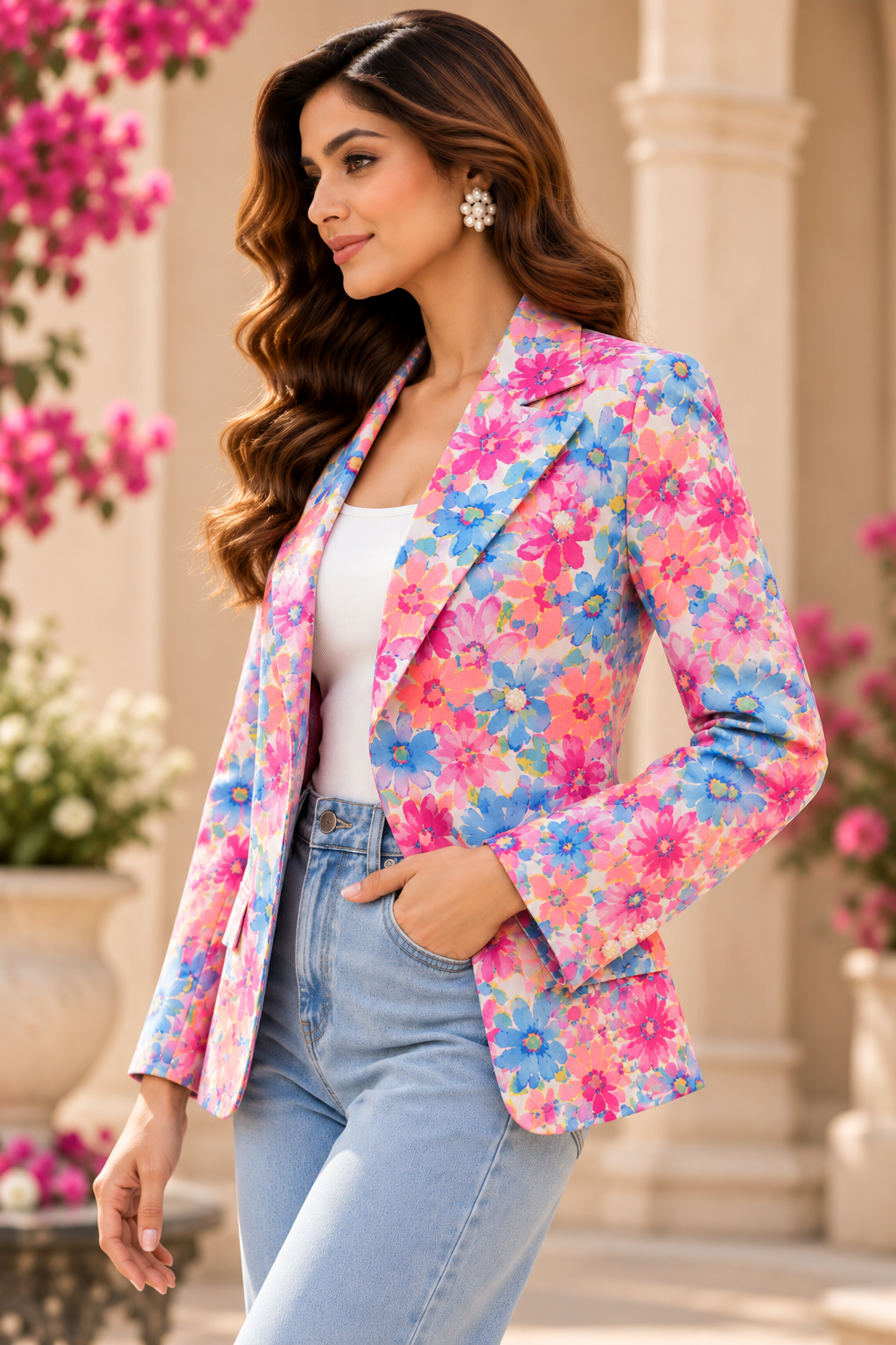 Multi Blazer — Pink