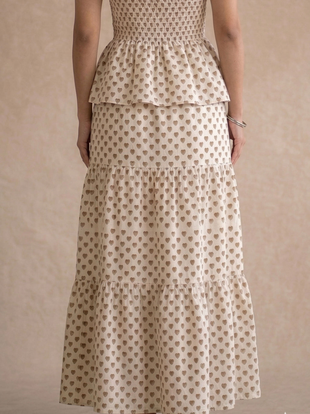 Mocha Hearts Tube Co-ord