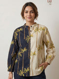 Palm Split Cotton Shirt