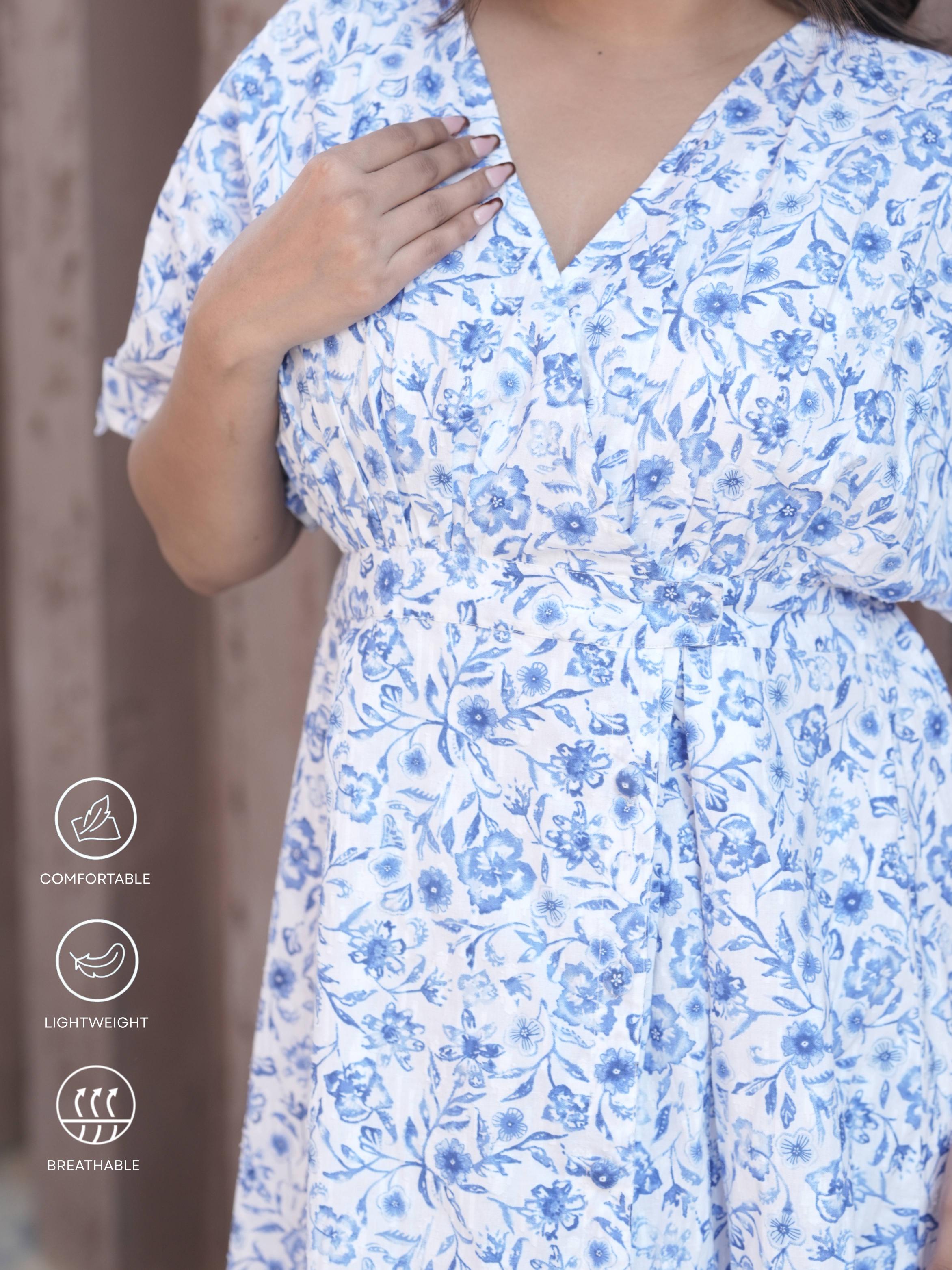 Blue Blossom Dress