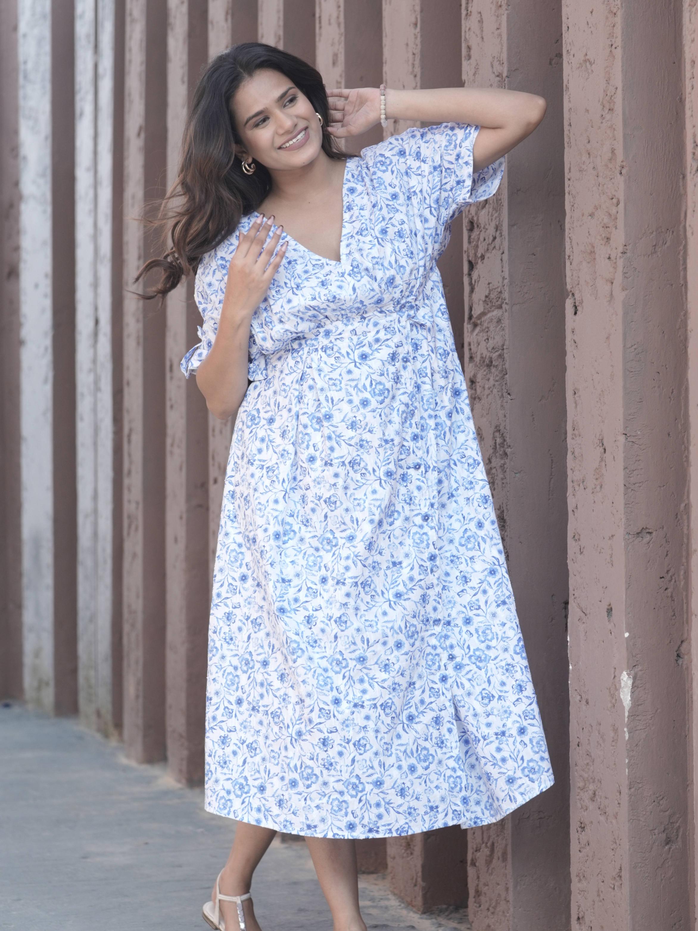 Blue Blossom Dress