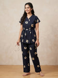 Black Abstract Co-ord Set