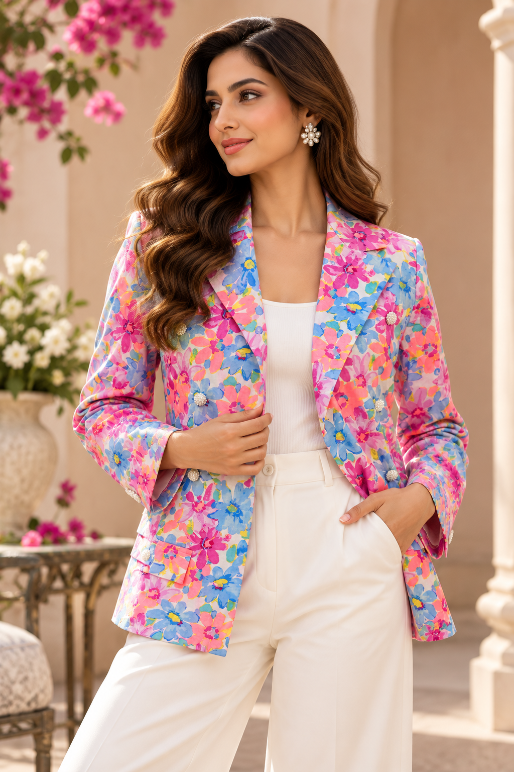 Multi Blazer — Pink
