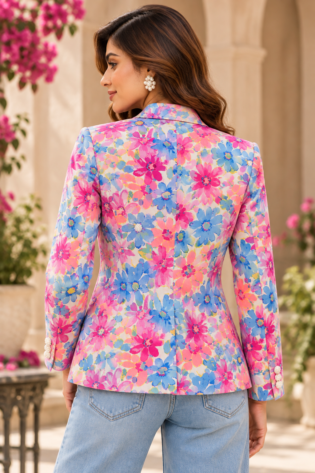 Multi Blazer — Pink